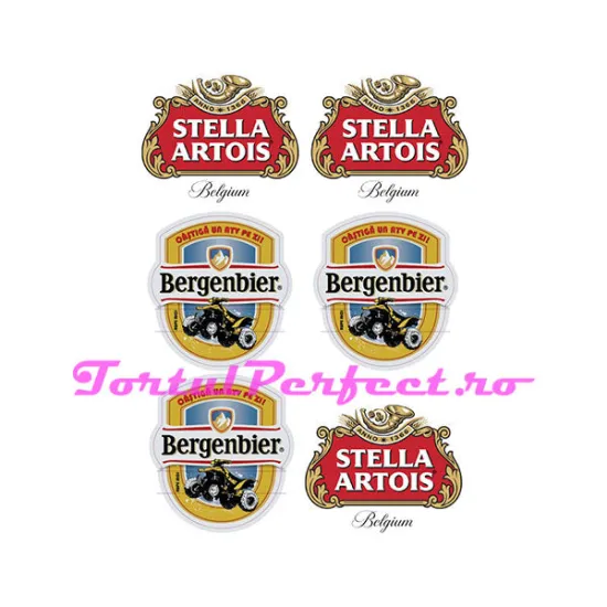 Imagine comestibila "Etichete Bere"