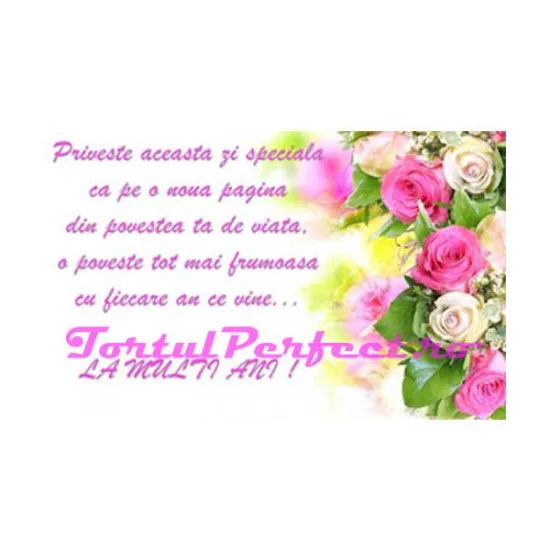 Imagine comestibila "Flori"