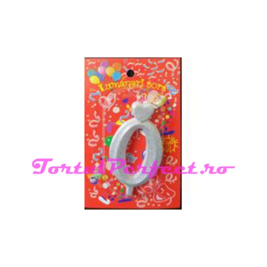 "0" Lumanare tort