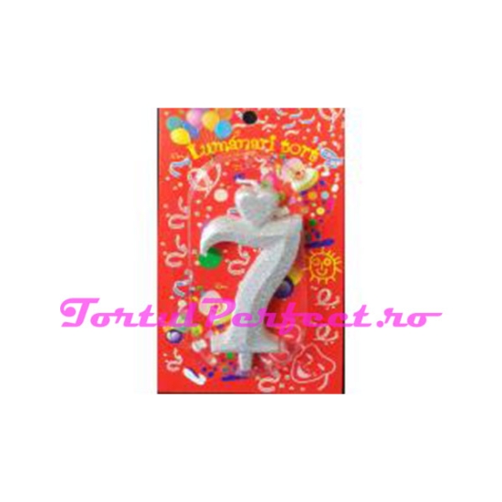 "7" Lumanare tort