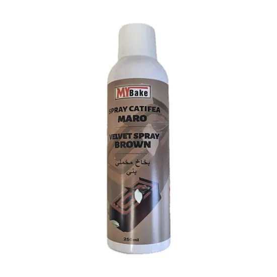 Colorant alimentar catifea Spray 250 ML - velvet maro, MyBake