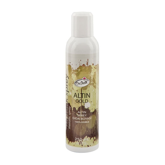 Colorant alimentar metalizat Spray 250 ML - auriu / gold, Dr Gusto