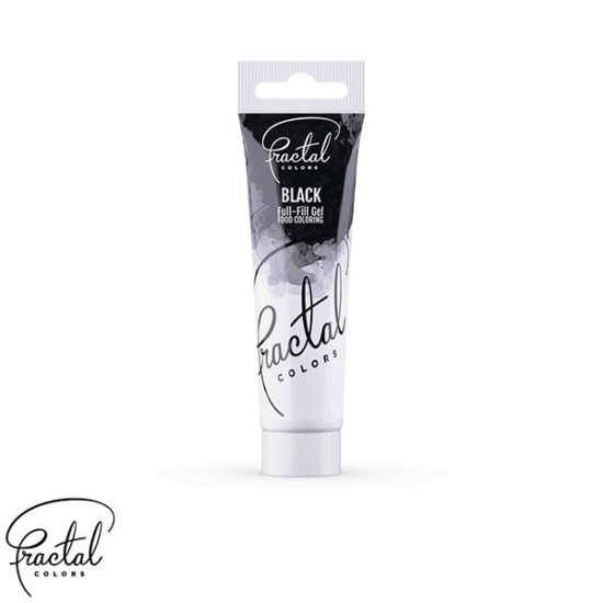 Colorant gel negru, Fractal 30g