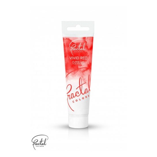 Colorant gel rosu Vivid Red, Fractal 30g