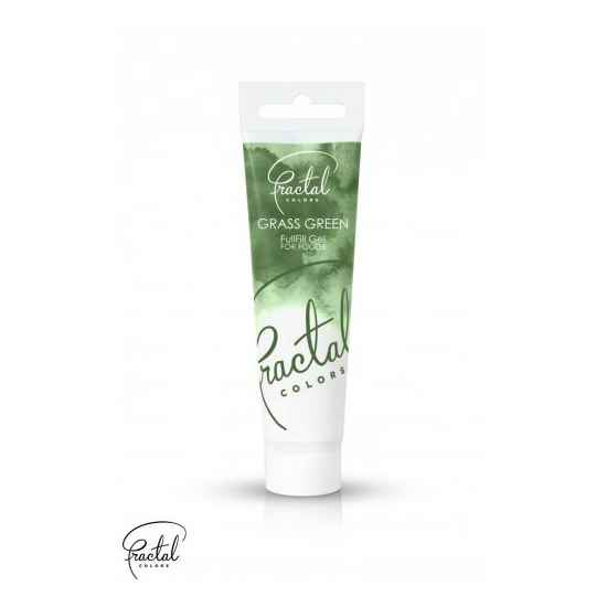Colorant gel verde iarba Grass Green, Fractal 30g