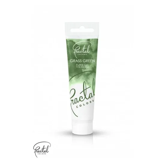 Colorant gel verde iarba Grass Green, Fractal 30g