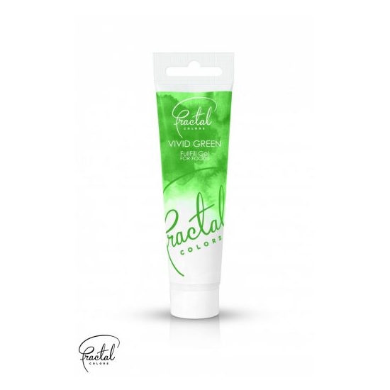 Colorant gel verde intens Vivid Green, Fractal 30g