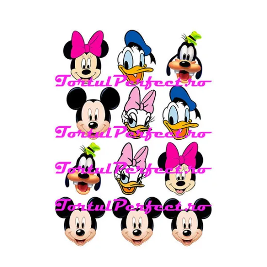 Imagine comestibila "Animalute Disney"