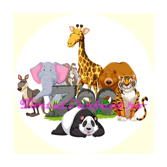 Imagine comestibila "Animalute Zoo"