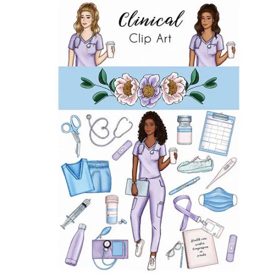 Imagine comestibila "Asistenta / Medicamente"