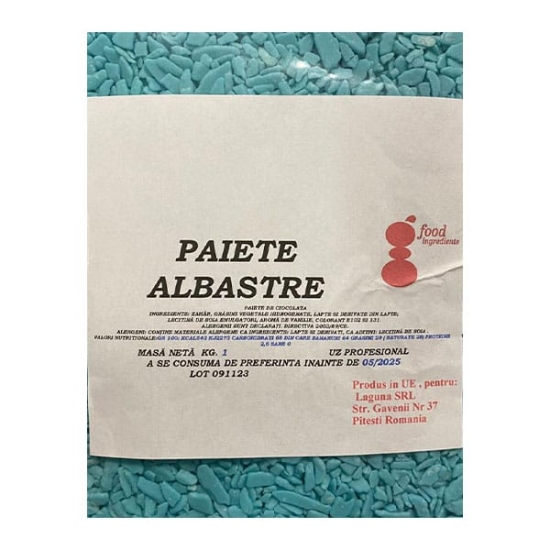Paiete de ciocolata albastra, 1 kg