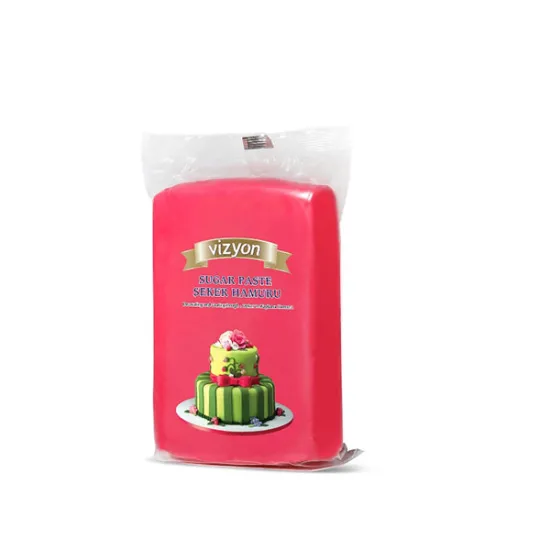 Pasta de zahar Vizyon, Fucsia  roz inchis 1 kg