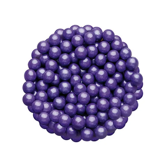 Perle de zahar mov deschis 8mm, 90g Dr Gusto