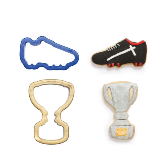 Set cu 2 decupatoare de fotbal, Decora
