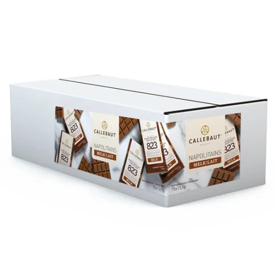 BARRY CALLEBAUT - Mini tablete de ciocolata cu lapte – 13.5g