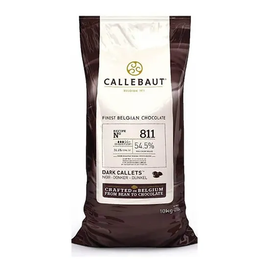 Callebaut - Ciocolata neagra - 54.5% cacao, 10 kg