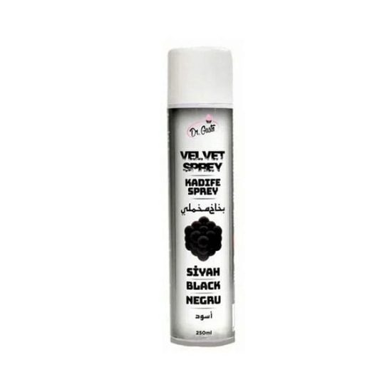 Colorant alimentar catifea Spray 250 ML - velvet negru, Dr Gusto