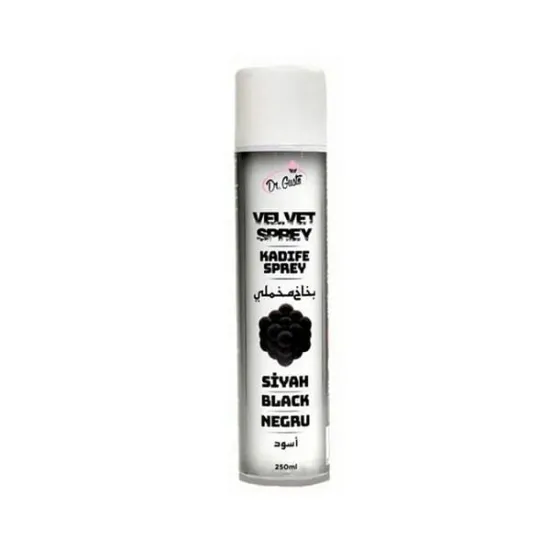 Colorant alimentar catifea Spray 250 ML - velvet negru, Dr Gusto