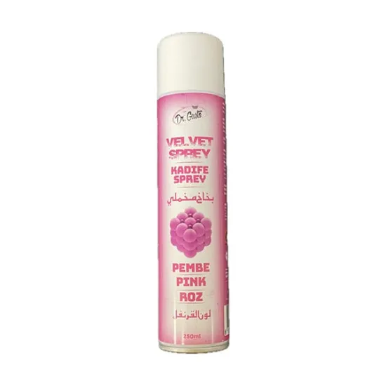Colorant alimentar catifea Spray 250 ML - velvet roz, Dr Gusto