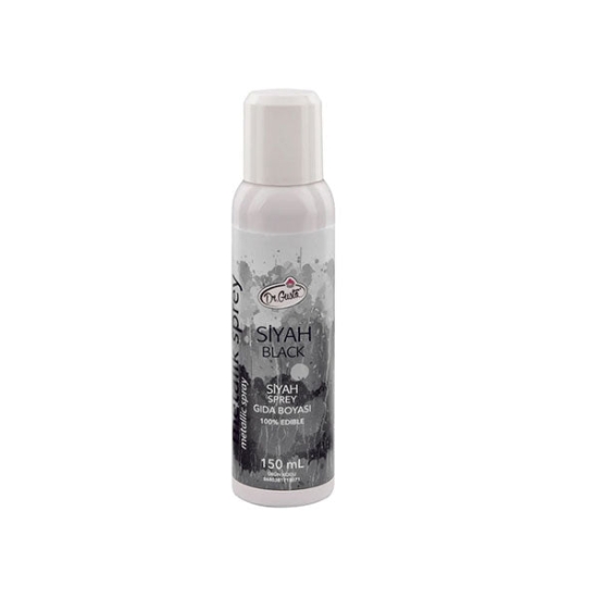 Colorant alimentar metalizat Spray 150 ML - negru, Dr Gusto
