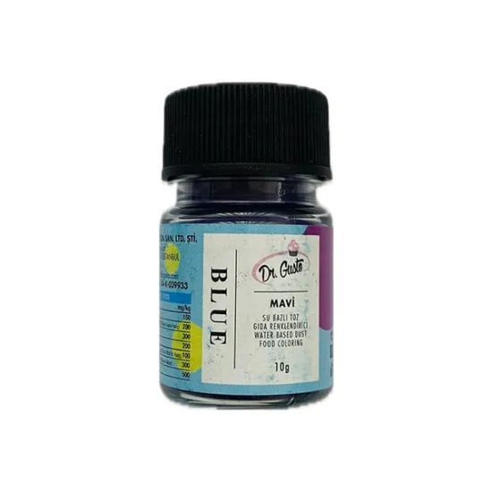Colorant alimentar pudra Albastru 10gr, Dr Gusto
