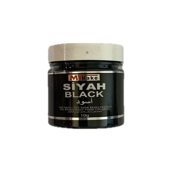 Colorant alimentar pudra negru, 10g MyBake