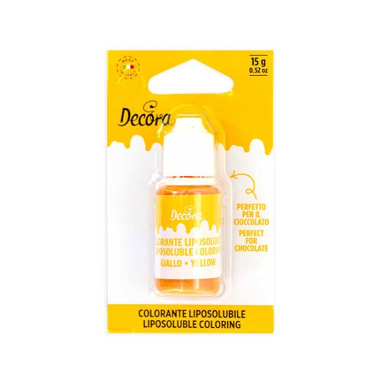 Colorant galben liposolubil, 15g Decora