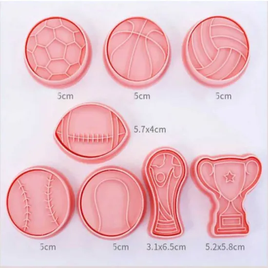 Decupatoare din plastic, Fotbal