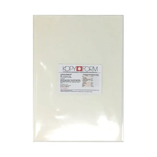 Foaie/folie de transfer pe ciocolata, Choco Sheets TP525, 10bucati