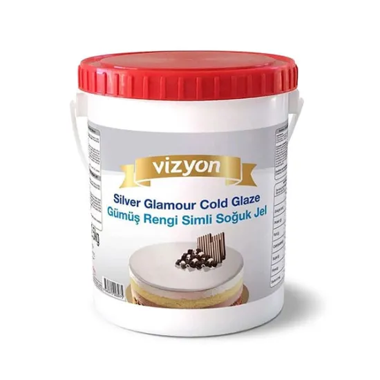 Glazura la rece Glamour argintie, Vizyon 2.5kg