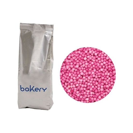 Perle de zahar roz ⌀ 1,5 mm, 1 kg Decora