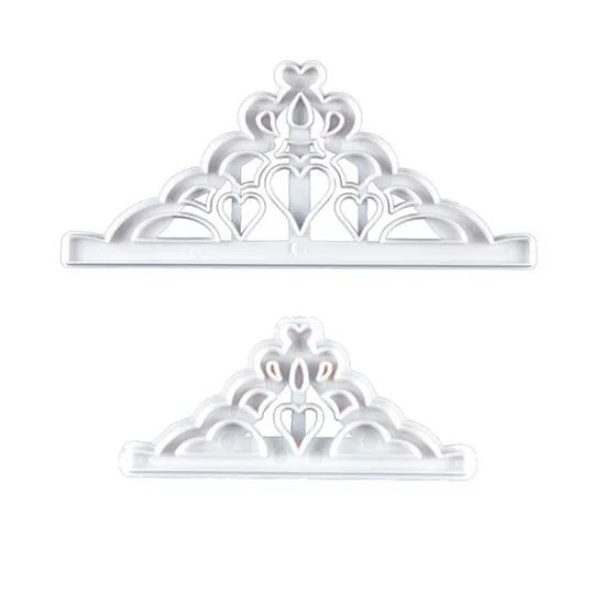 Set 2 decupatoare, model Tiara / coronita