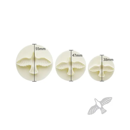 Set 3 decupatoare Porumbei