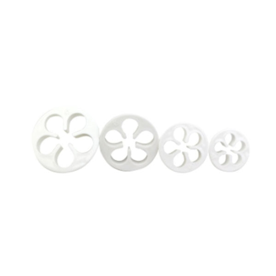 Set 4 decupatoare in forma de  trandafir