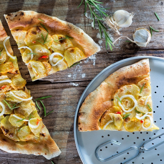 Tava pentru pizza 32 cm x 1,8 cm