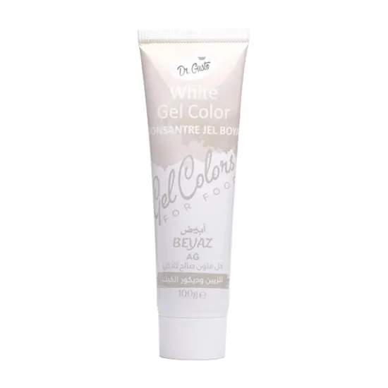 Colorant gel Alb, Dr Gusto 100g
