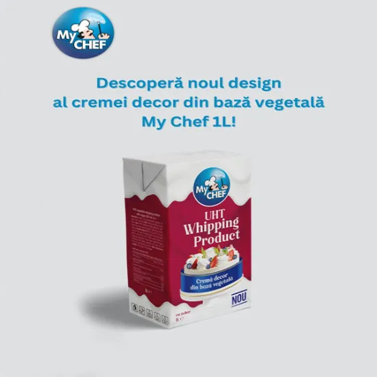 Crema decor vegetala 1L My Chef