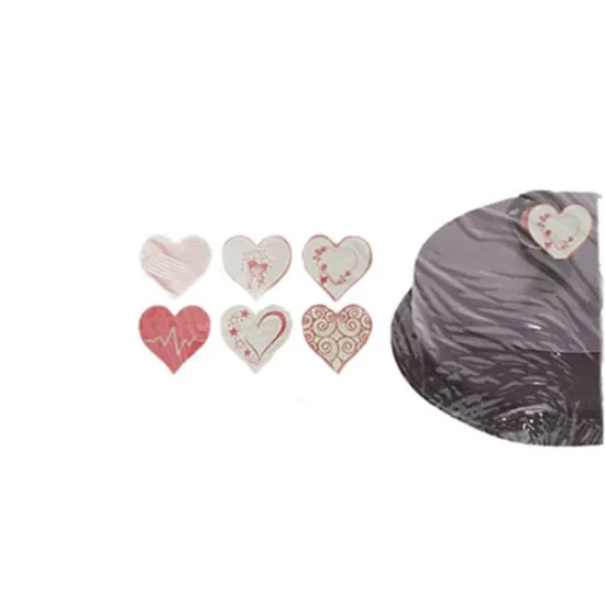 Decoratiuni din ciocolata, Inimi