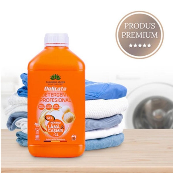Detergent profesional pentru rufe delicate 1L (Lana, casmir,matase,in)