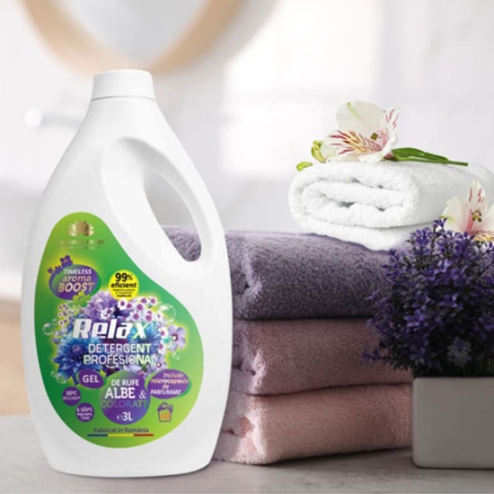 Detergent profesional rufe albe & colorate Timeless Aroma boost RELAX, 3L