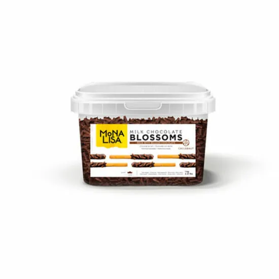Ciocolata cu Lapte Decoratiuni Blosom Mona Lisa, 1 kg