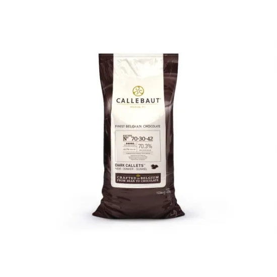 Callebaut - Ciocolata neagra - 70.5% cacao, 10 kg