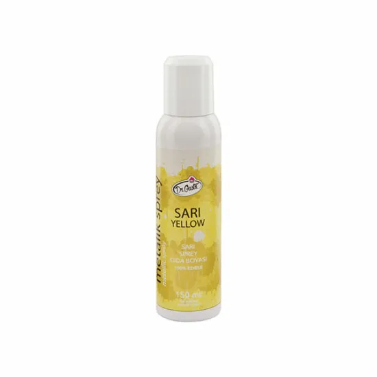 Colorant alimentar metalizat Spray 150 ML - galben, Dr Gusto