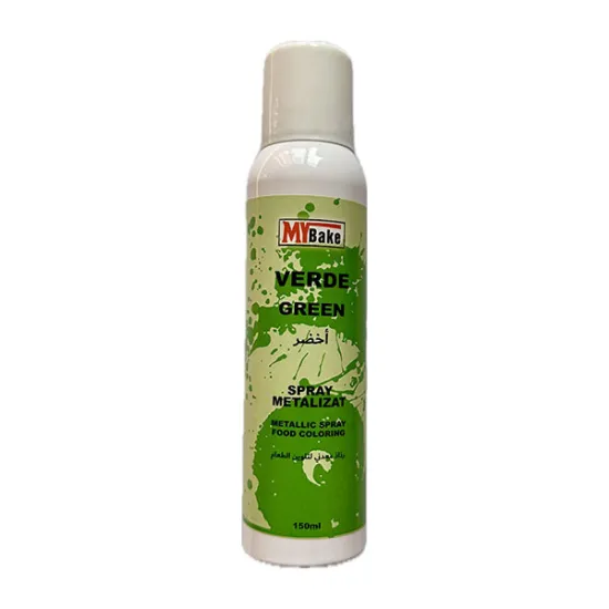 Colorant alimentar metalizat Spray 150 ML - Verde, MyBake