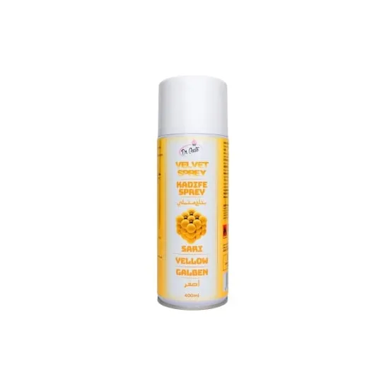 Colorant alimentar catifea Spray 250 ML - velvet galben, Dr Gusto