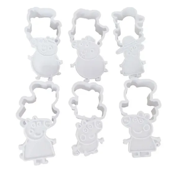Decupatoare din plastic, Peppa pig