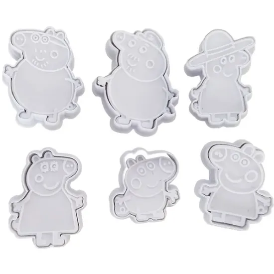 Decupatoare din plastic, Peppa pig