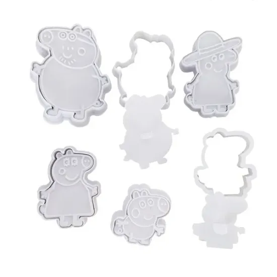 Decupatoare din plastic, Peppa pig