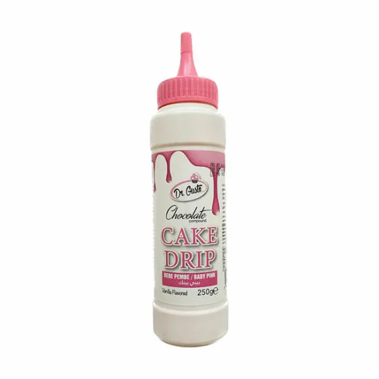 Glazura metalizată - Cake drip roz - 250g