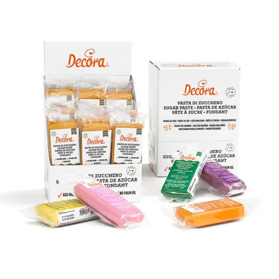 Pasta de zahar roz deschis 100 g, Decora